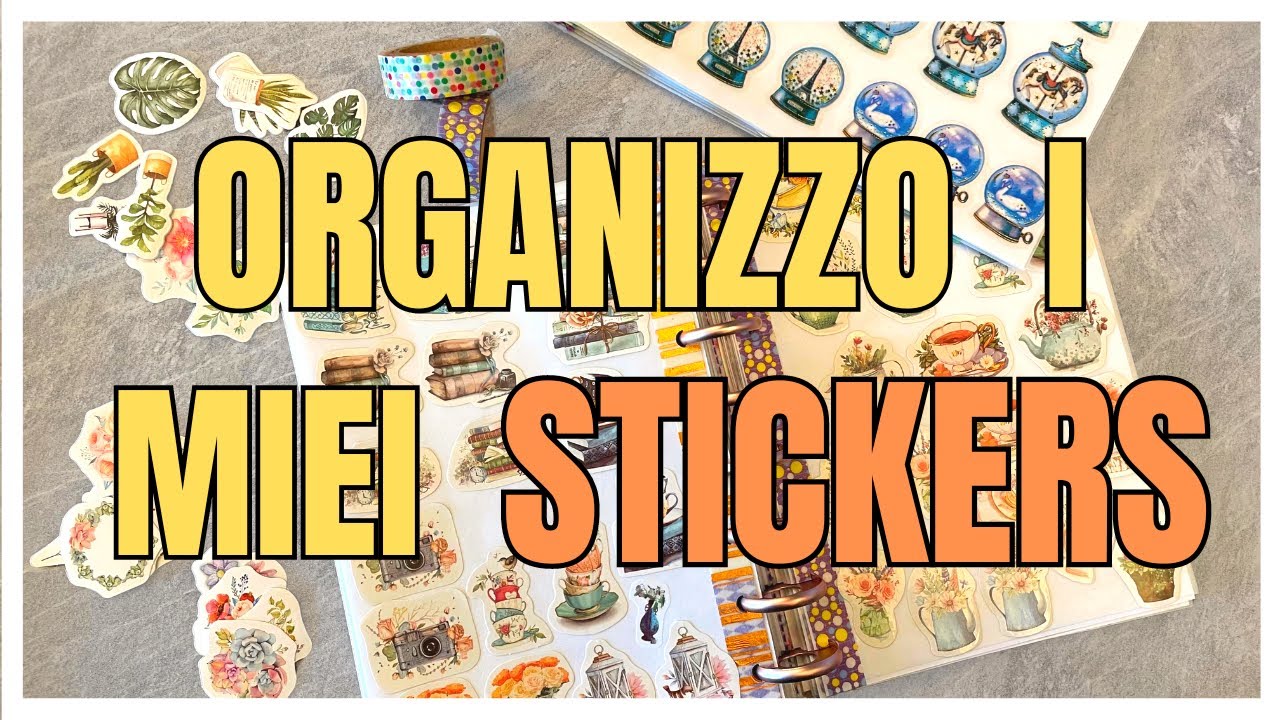 Come fare un album per adesivi riutilizzabile | Stickerbook DIY