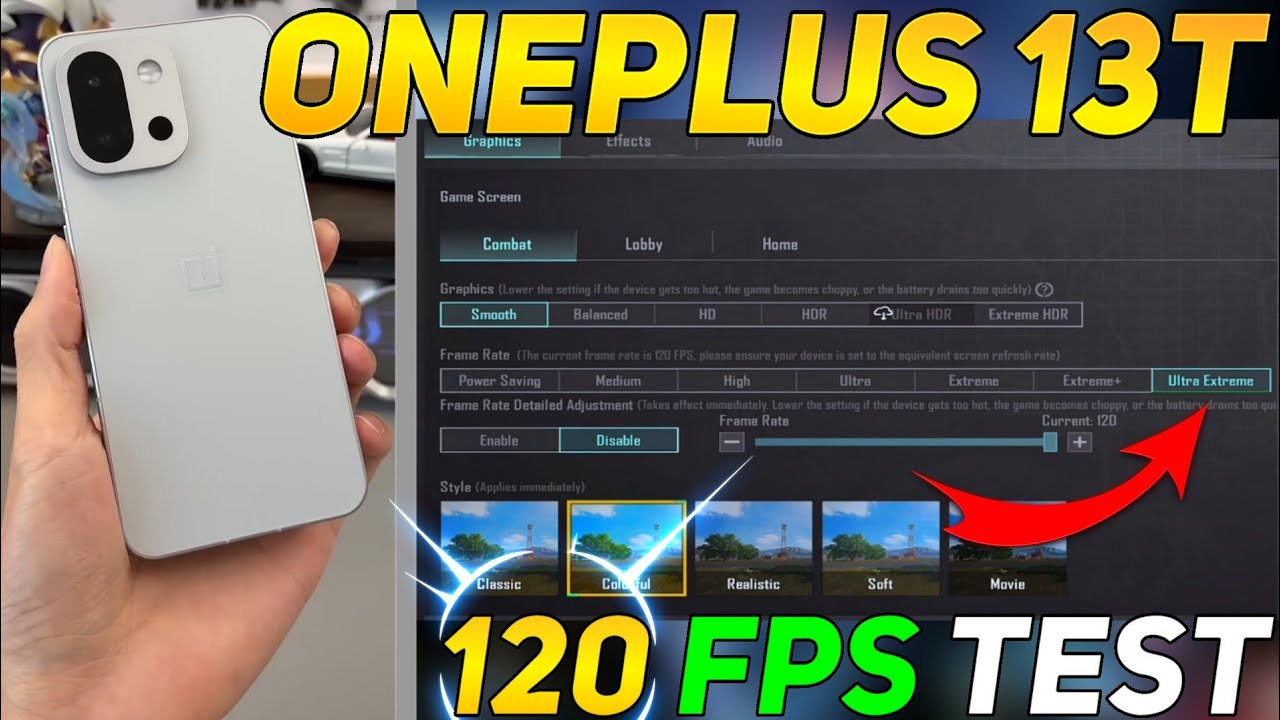 OnePlus 13t Pubg Test | OnePlus 13t Bgmi Test | Sd 8 Elite Processor ☠️☠️