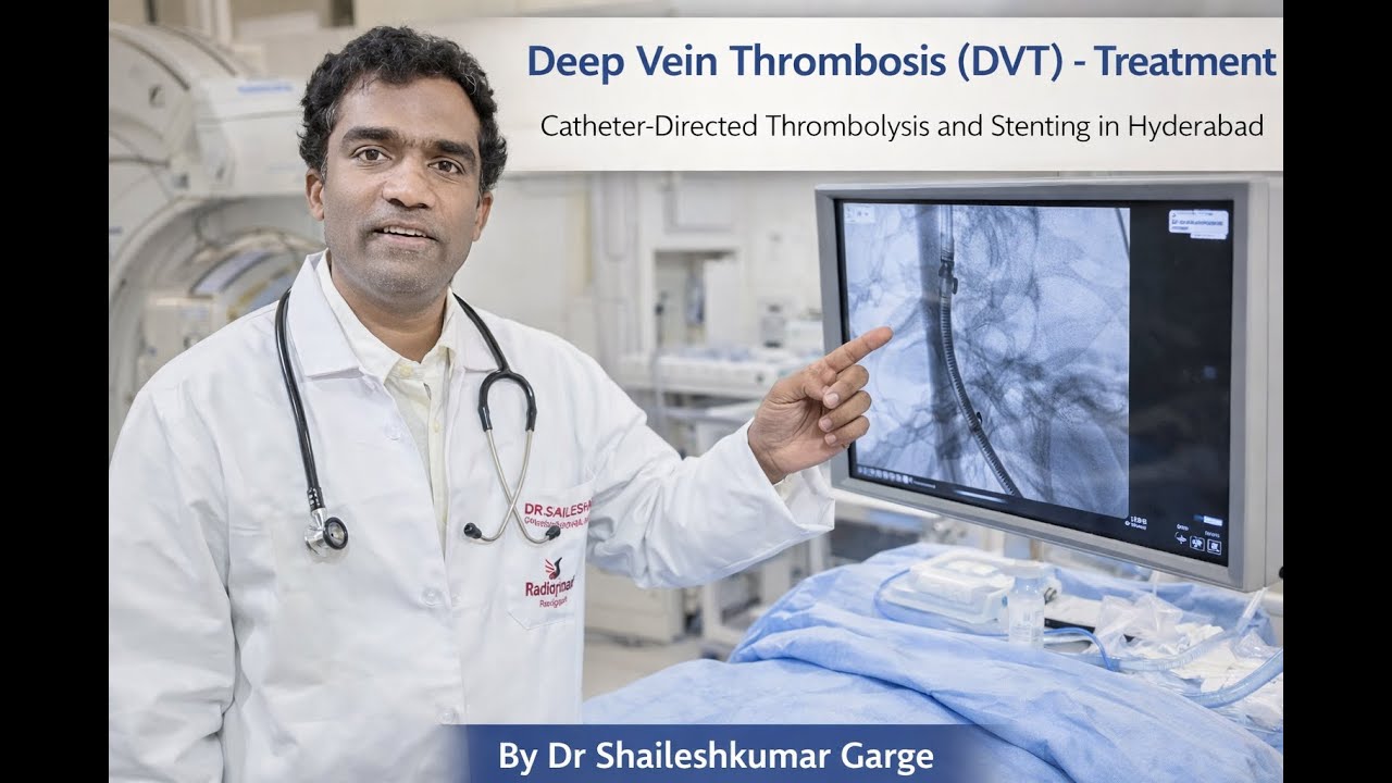 Deep Vein Thrombosis (DVT) - Treatment- Catheter Directed Thrombolysis and stenting in Hyderabad
