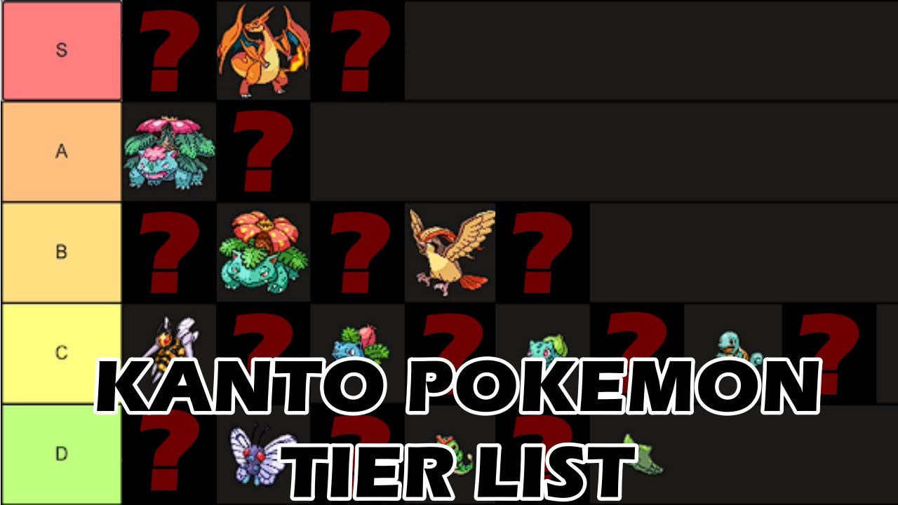 I Put Every GENERATION 1 Pokemon Into a Tier List