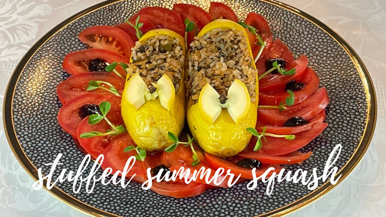 STUFFED SUMMER SQUASH