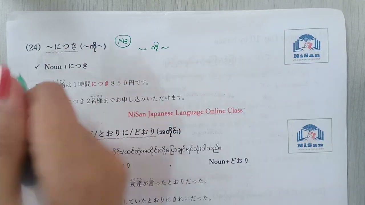 n3 grammar day 11 by NiSan
