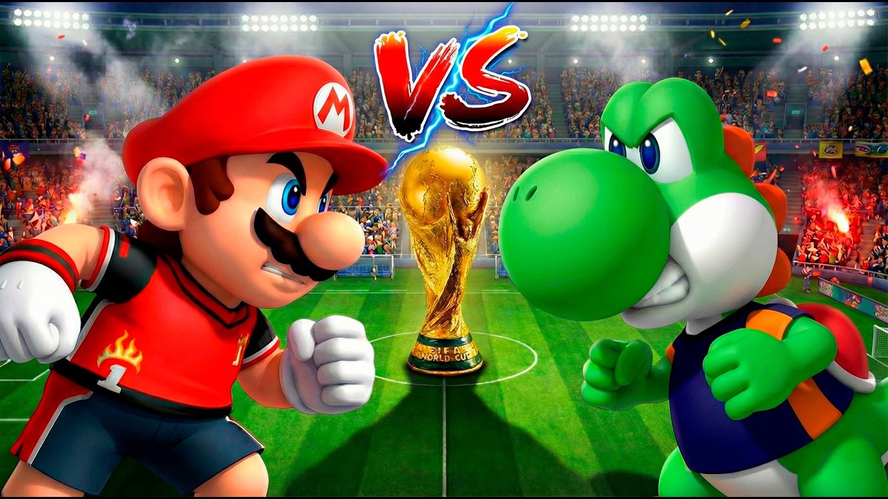 Logre ganar la copa mundial en Super Mario Strikers