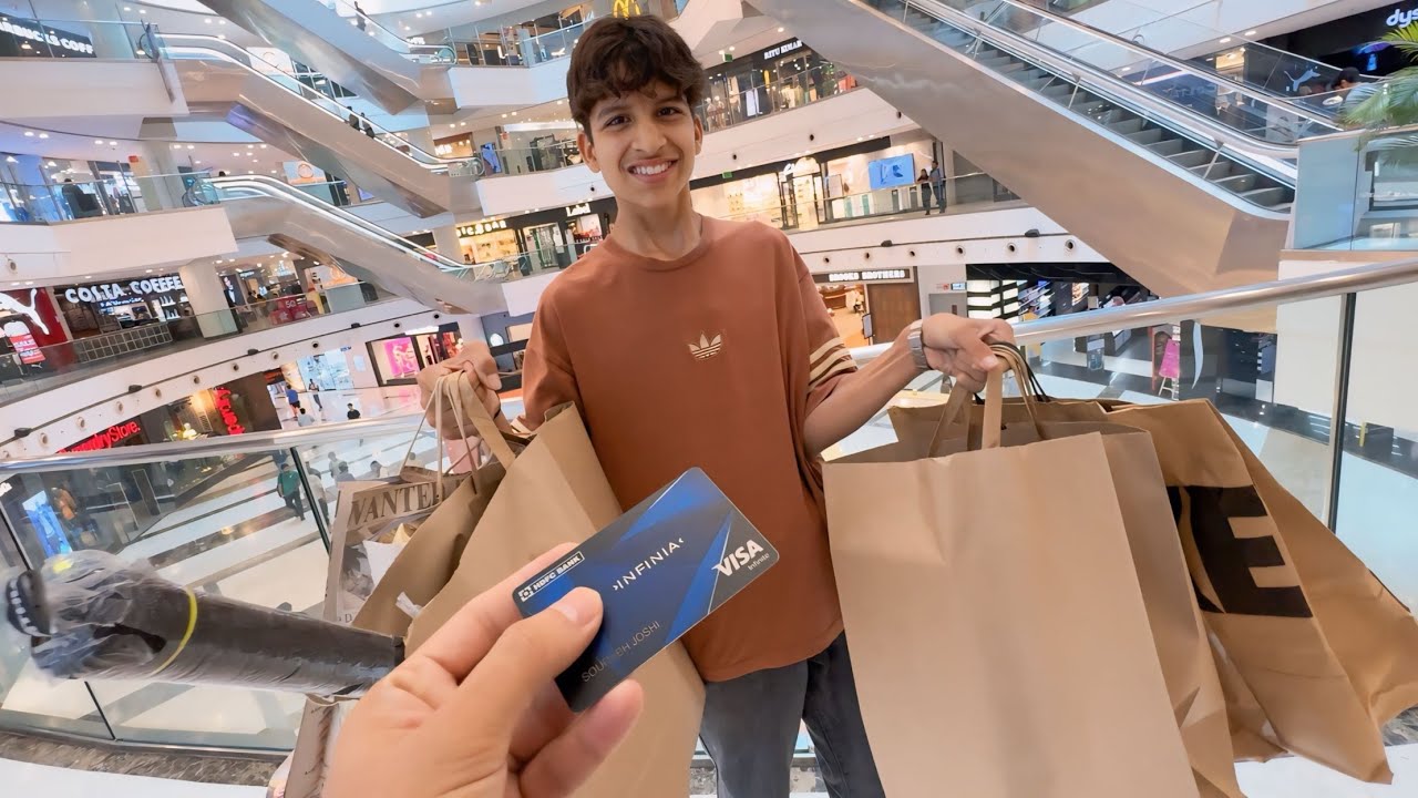 Giving My Credit Card To Piyush 😍 For 1 Hour