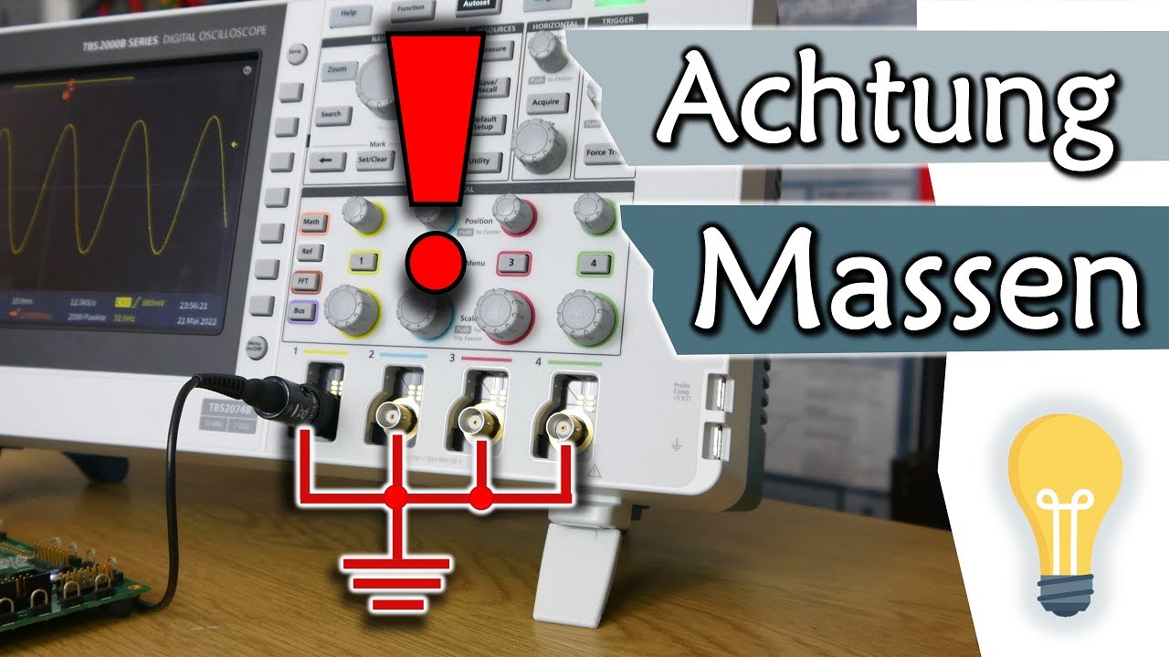 Mach das NICHT mit deinem Oszilloskop (wenn du es behalten willst)  - Masse und Erde | Geräte #17