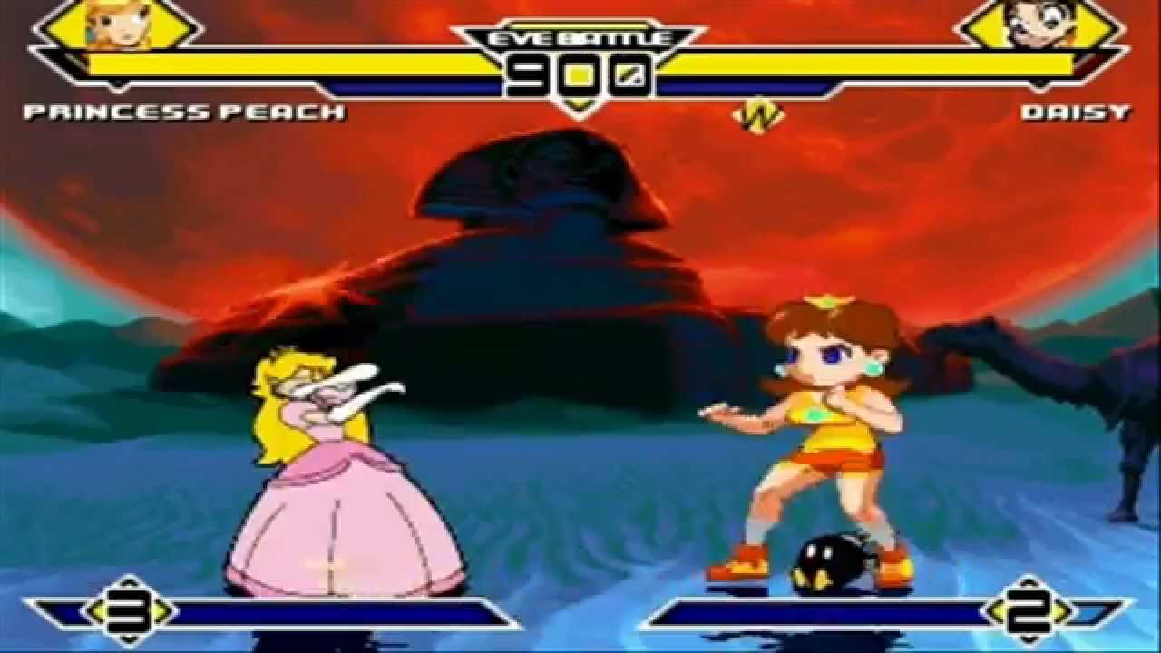 Peach vs Daisy MUGEN Battle!!!