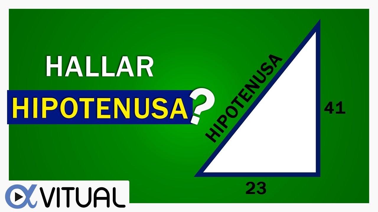 Razones Trigonométricas 📐 HALLAR HIPOTENUSA
