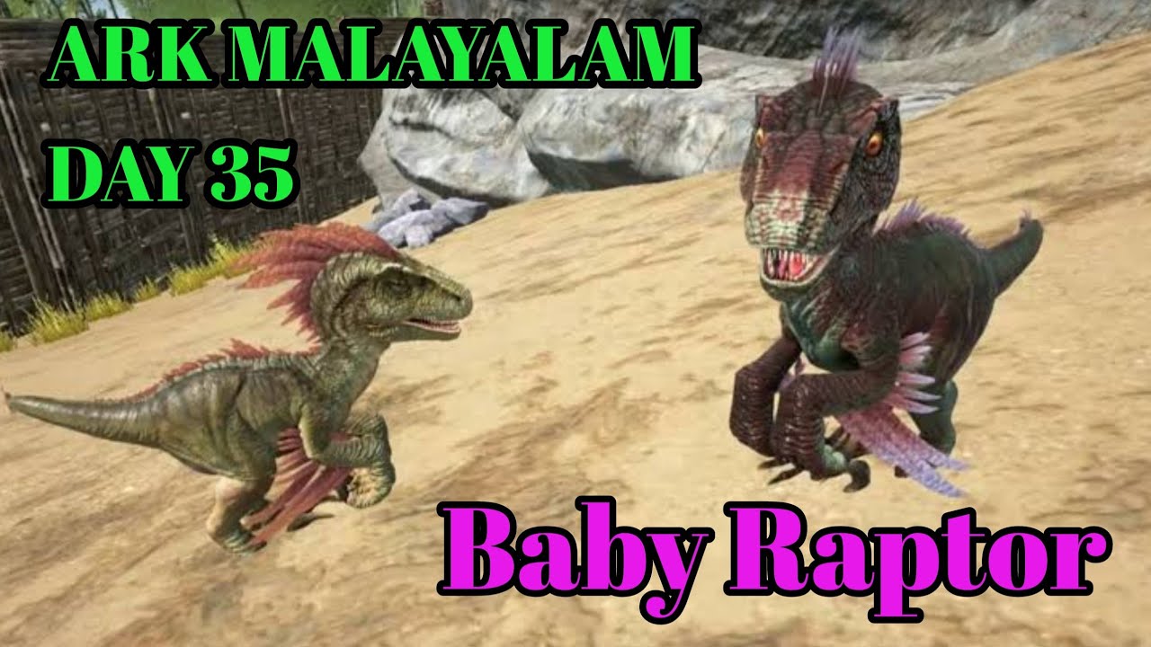 ARK Survival Malayalam Day 35 | Baby Raptor (ARK Mobile Gameplay)