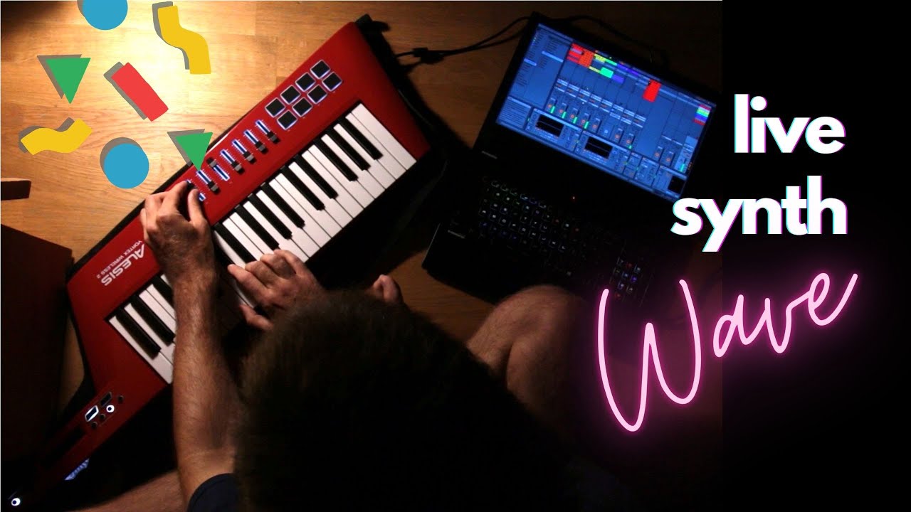 Ableton Live song - Synthave live keyboard performance - 'Midnight Dive'