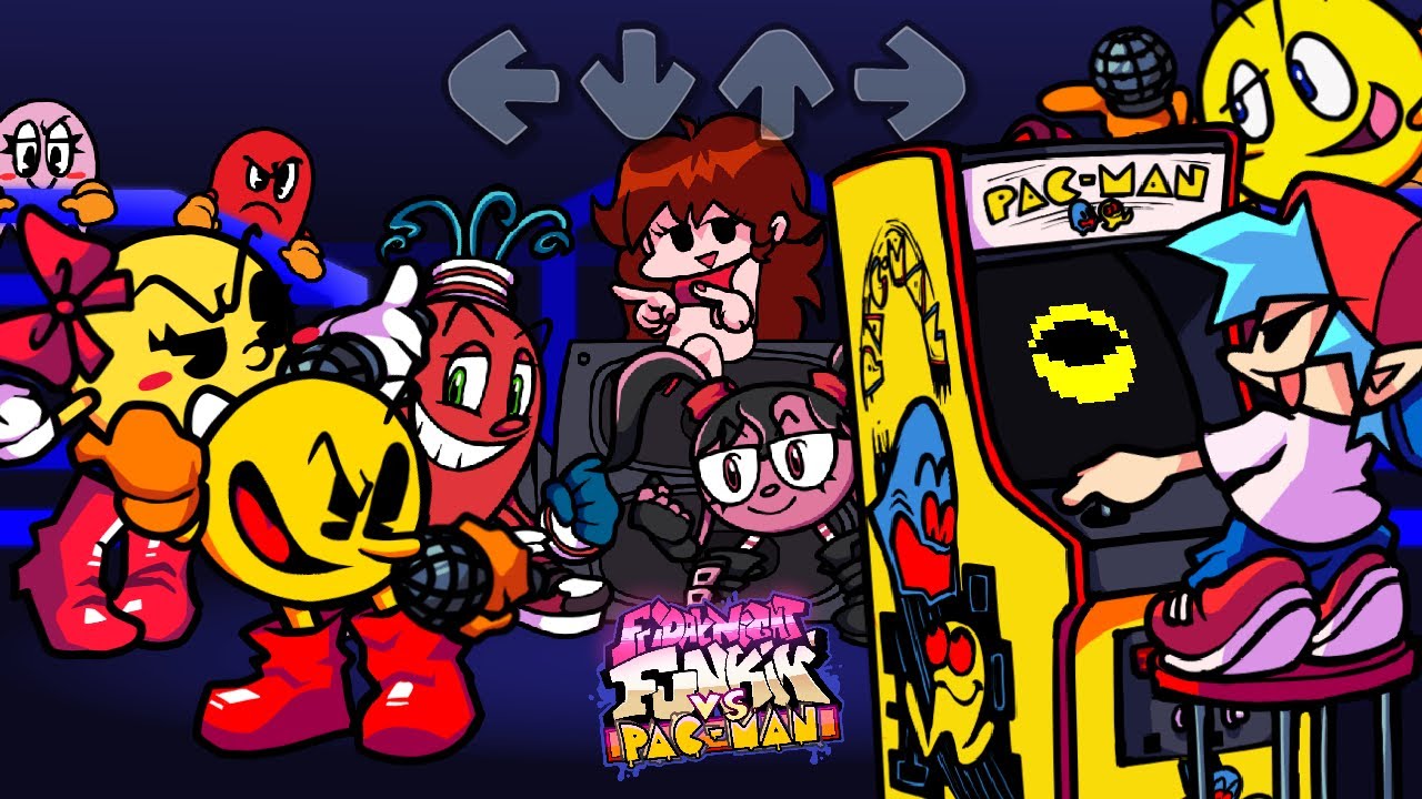 PghLFilms встречает Pac-Man в Friday Night Funkin'