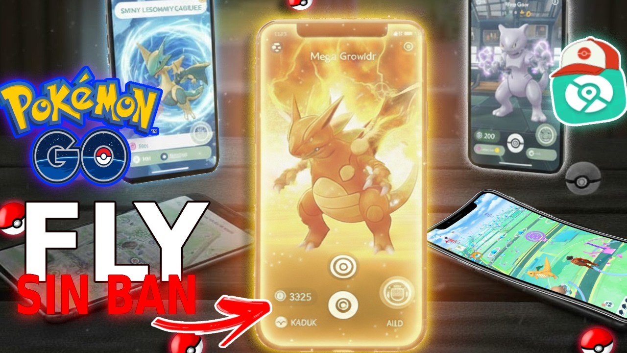 Captura Pok&eacute;mons LEGENDARIOS desde tu casa SIN BAN 2026📲🦭 | Ser Fly Android & iPhone &iexcl;NEW M&Eacute;TODO!🤯