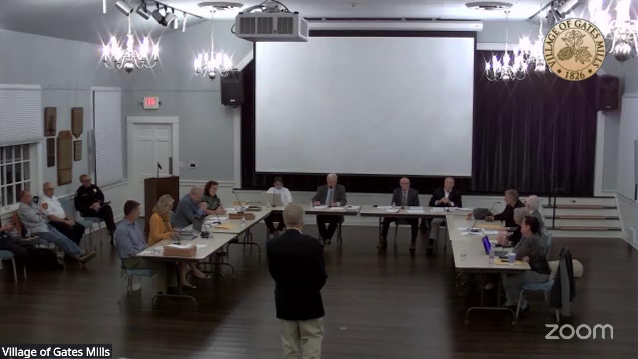 Village of Gates Mills Council Meeting 10-21-2025