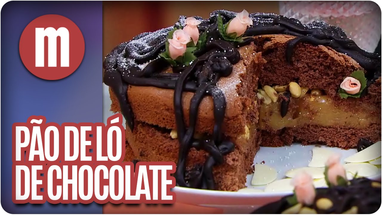 Pão de Ló de Chocolate com Recheio Crocante  - Mulheres (29/08/16)