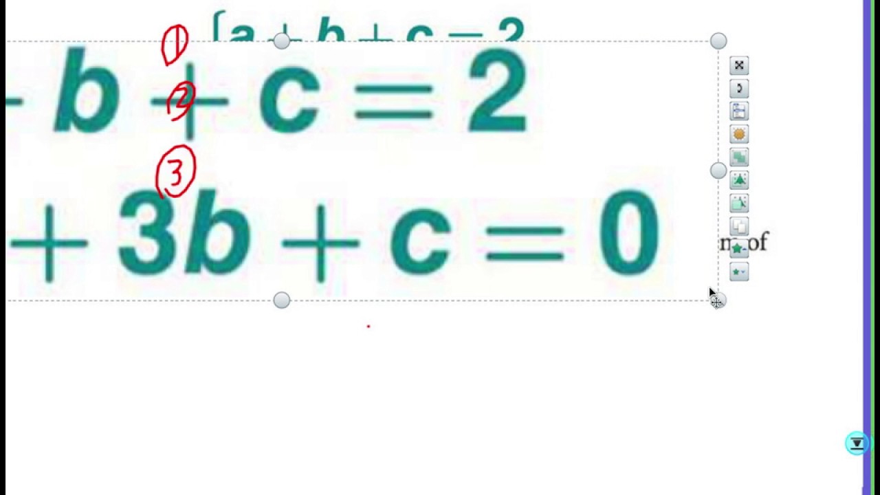 10-2 Writing a Quadratic Function Given three points
