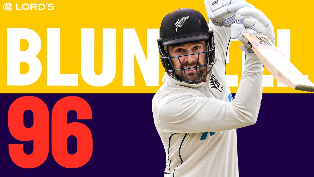 Tom Blundell Falls Short Of Century In Agonising Fashion At Lord's 😫 | England v New Zealand 2022