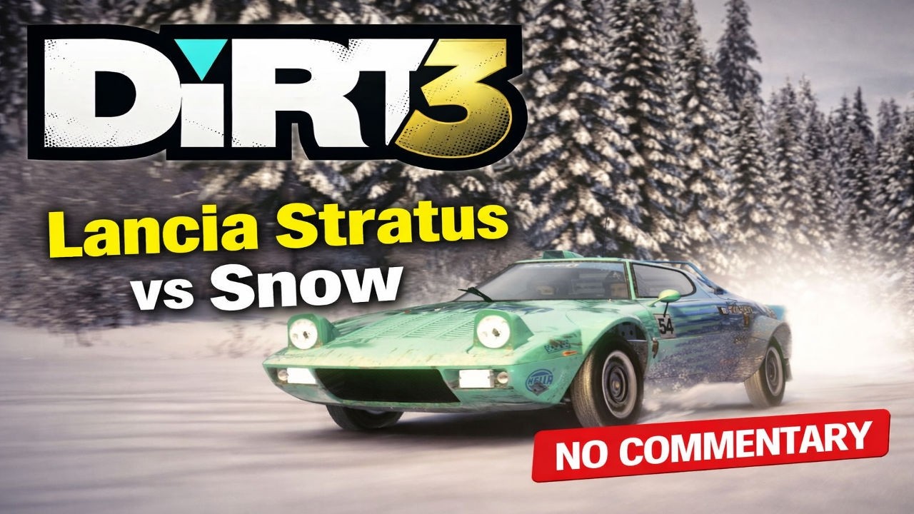 DiRT 3 - Lancia Stratos vs Snow | Norway (No Commentary)