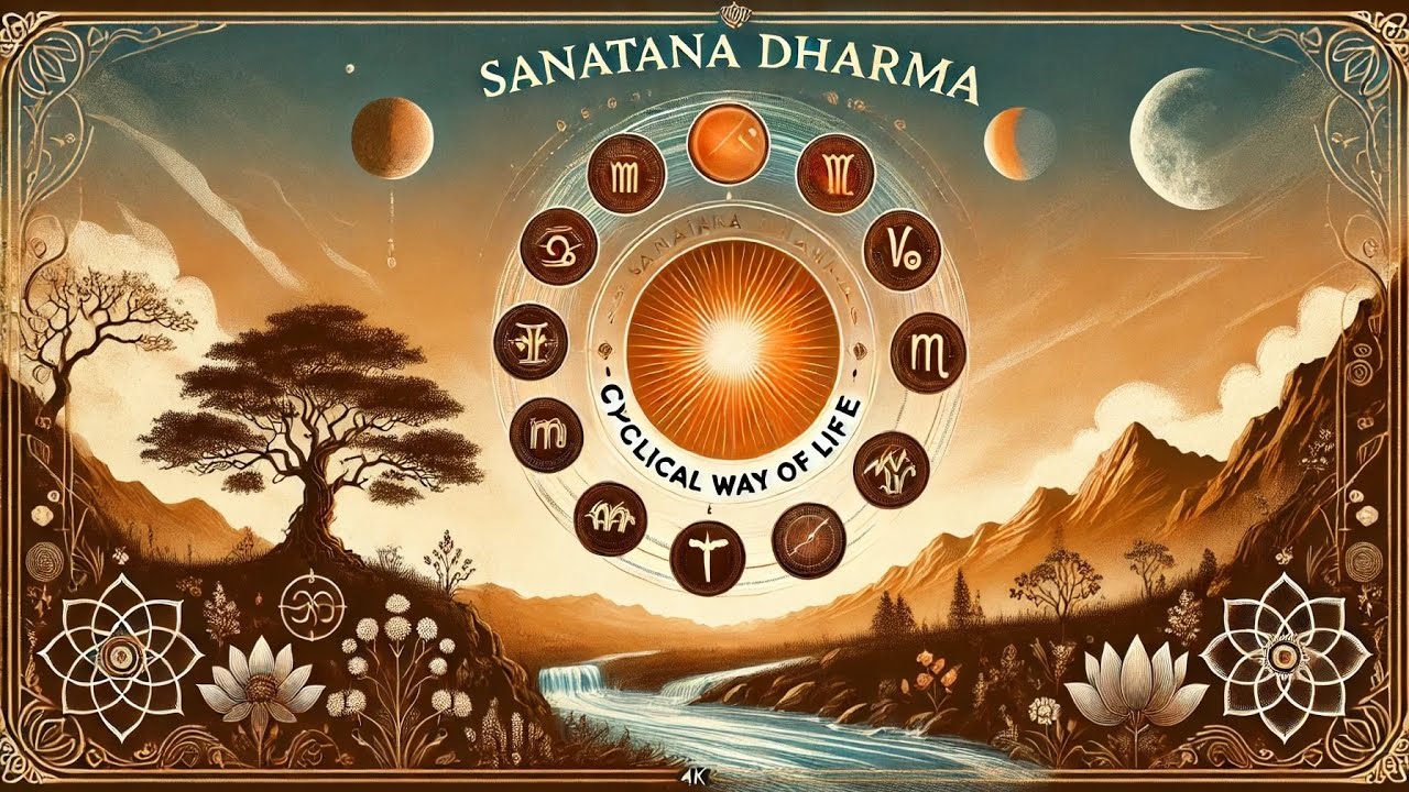 Sanatana Dharma: Cyclical way of life events: