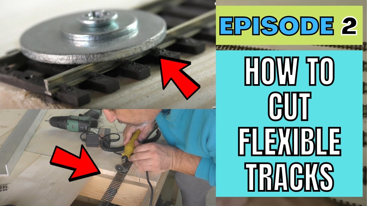 COME TAGLIARE I BINARI FLESSIBILI IN SCALA H0 - (PLASTICO DANIEL #2)