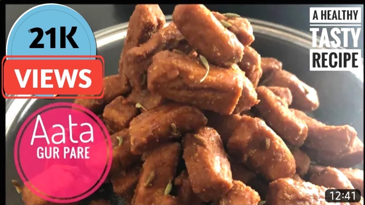 Gur Pare Recipe| Atta ke Gur Pare| Gur Pare| Jaggery ke Gur Pare| Healthy snacks
