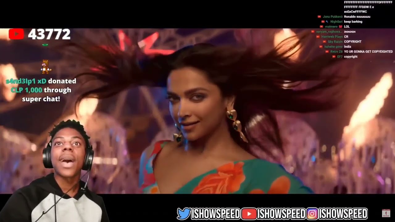 Ishowspeed reacts to Jawan Movie trailer