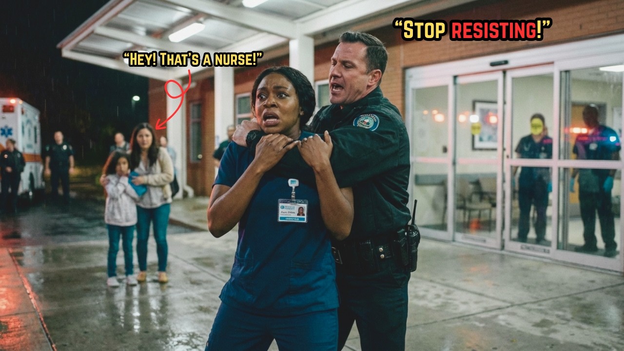 ER Nurse Attacked by Cop Outside Hospital — What Happens Next Shocks Everyone.