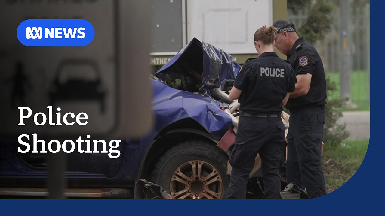 Police fire shots after man allegedly drives car at officers in Alice Springs | ABC NEWS