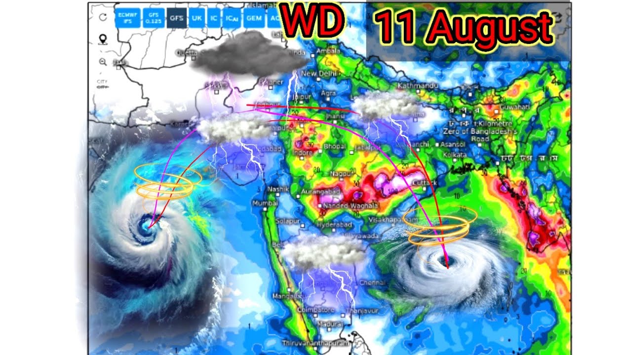 All India Weather Forecast Next 15 Days Monsoon Weather System Track Direction Update ⚠️