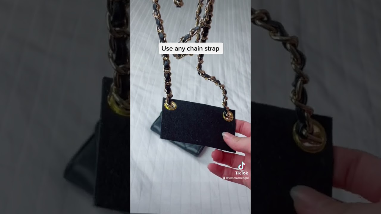 Convert the Chanel Cardholder to a Micro Crossbody Bag