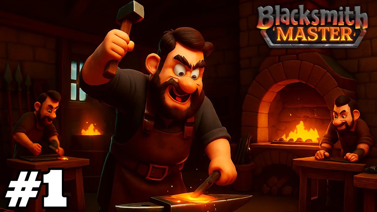 DEMİRCİ D&Uuml;KKANI İŞLETME SİMULATOR / Blacksmith Master T&uuml;rk&ccedil;e Oynanış 2025 - B&ouml;l&uuml;m 1