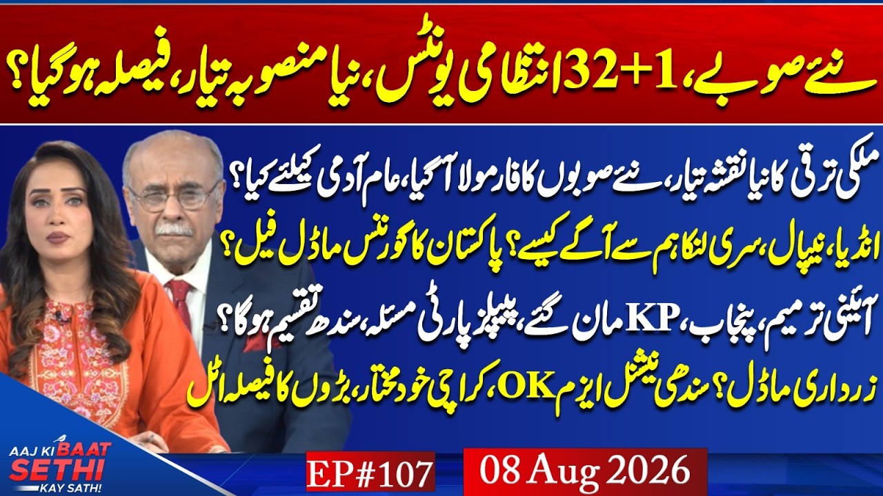New Provinces: Reform or Power Play?Legislation or Referendum?End of Dynastic Politics? Najam Sethi