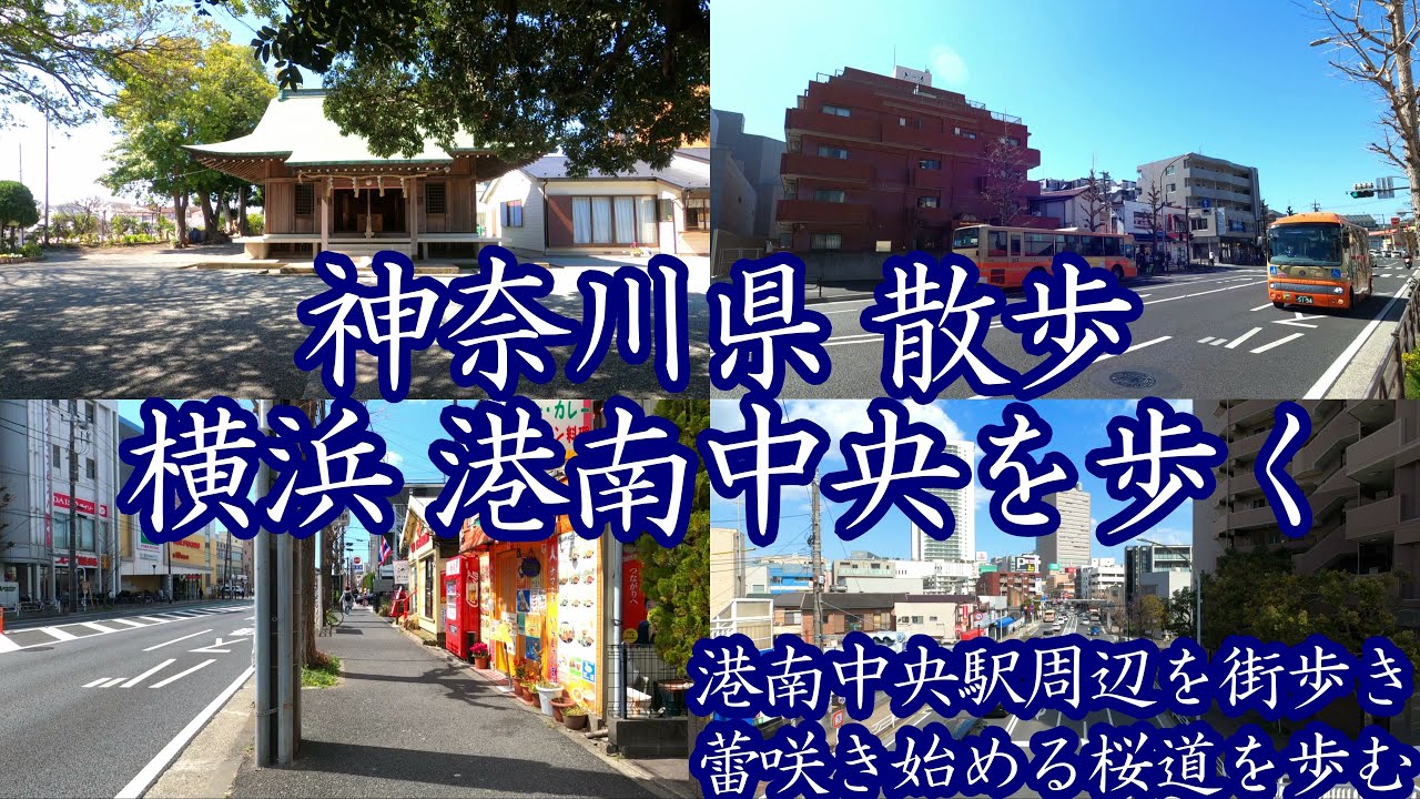 ( 4K ) 神奈川県 散歩 横浜市 港南中央を歩く ( Yokohama city Konanchuo )