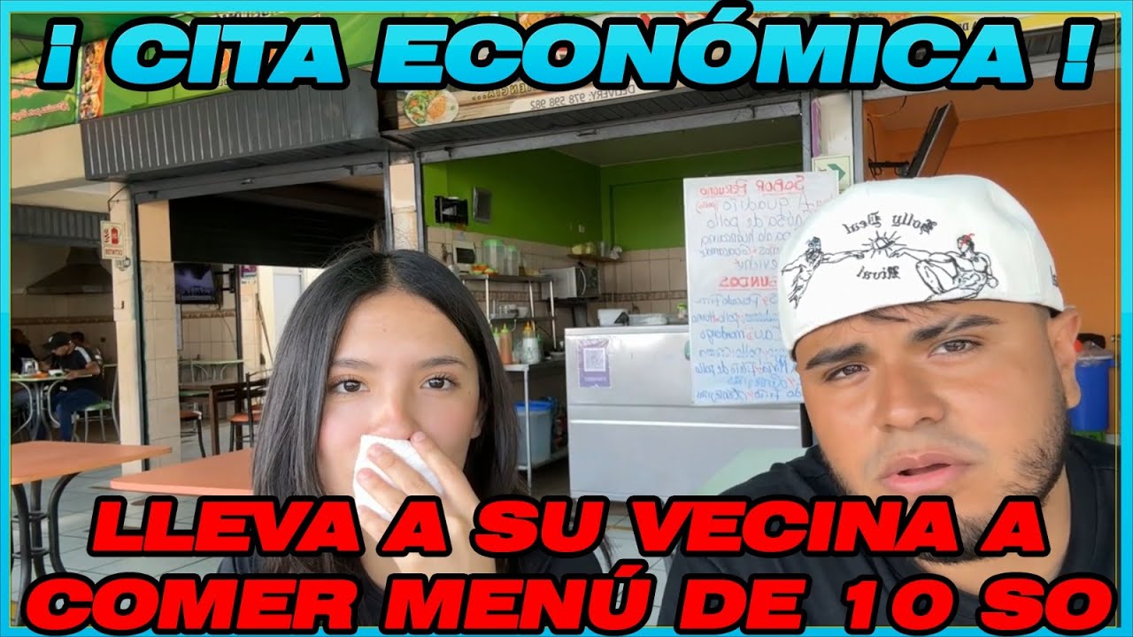 💘🍛 &iexcl; CITA ECON&Oacute;MICA ! 😍🔥 SHAKA LLEVA A SU VECINA A COMER MEN&Uacute; DE 10 SOLES 💸🤣