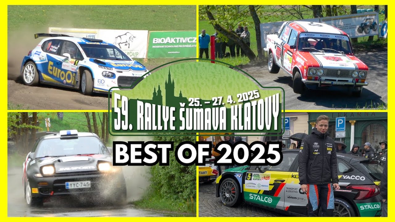 59. Rallye Šumava Klatovy 2025 | BEST OF | RALLY HIGHLIGHTS Flat-Out Action | Mistakes | Drifting