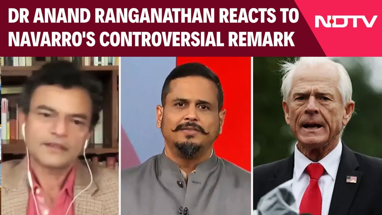 Anand Ranganathan Reacts To Peter Navarro's Controversial 'Brahmins Profiteering' Remark
