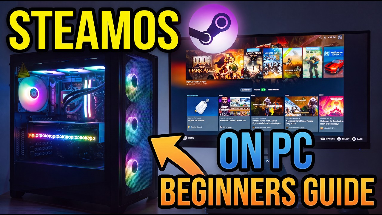 🚨 Как начать пользоваться SteamOS на ПК ЗА СЧИТАННЫЕ МИНУТЫ!