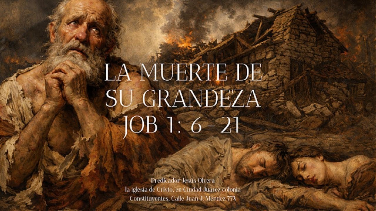 La muerte de su grandeza Job 1: 6-21. Por Jesús Olvera