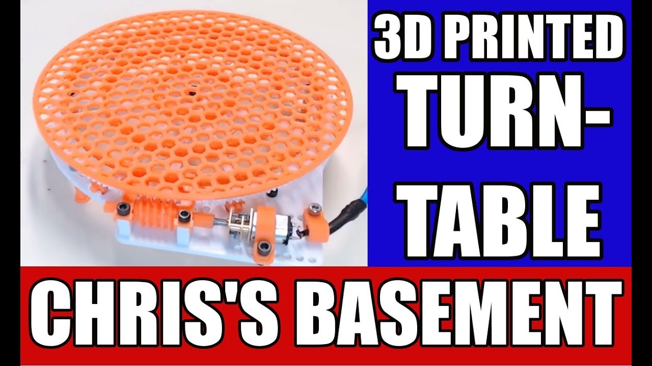 3D Printed Rotating Display Table Build - Chris's Basement