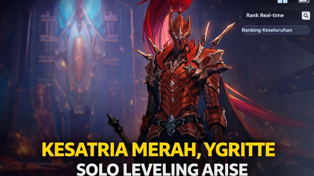 GILA! KESATRIA MERAH YGRITTE OP BANGET  Solo Leveling Arise