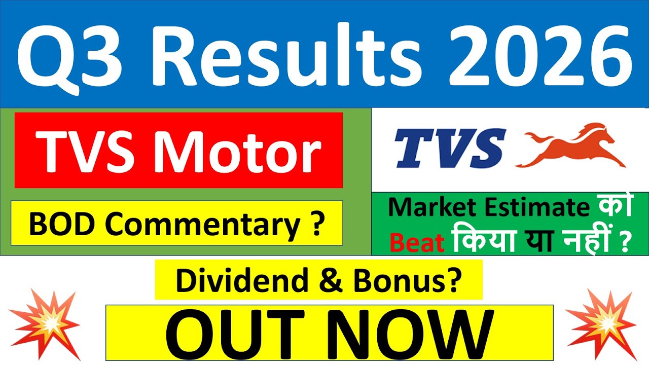 TVS Motor q3 results 2026 | TVS Motor results today | TVS Motor Share News | TVS Motor latest news