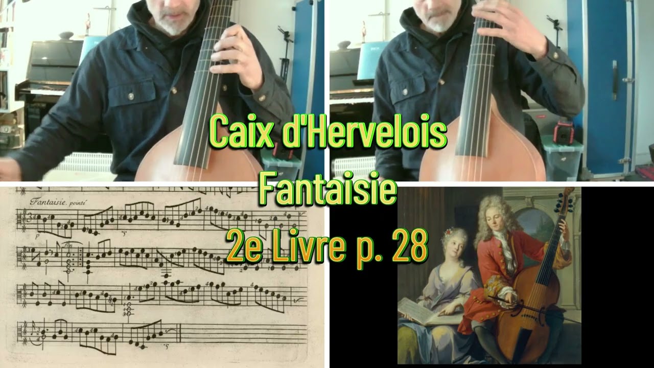Caix d'Hervelois - Фэнтези, Книга 2, страница 28 - Виола да Гамба и Бассо Континуо