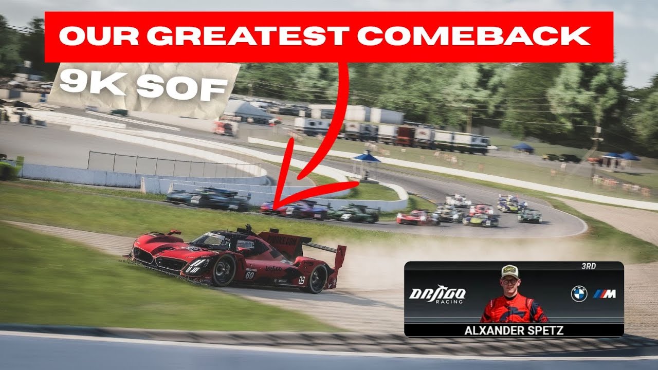 From Crashing on Lap 1, Back To The PODIUM in IMSA ESPORTS ROUND 1