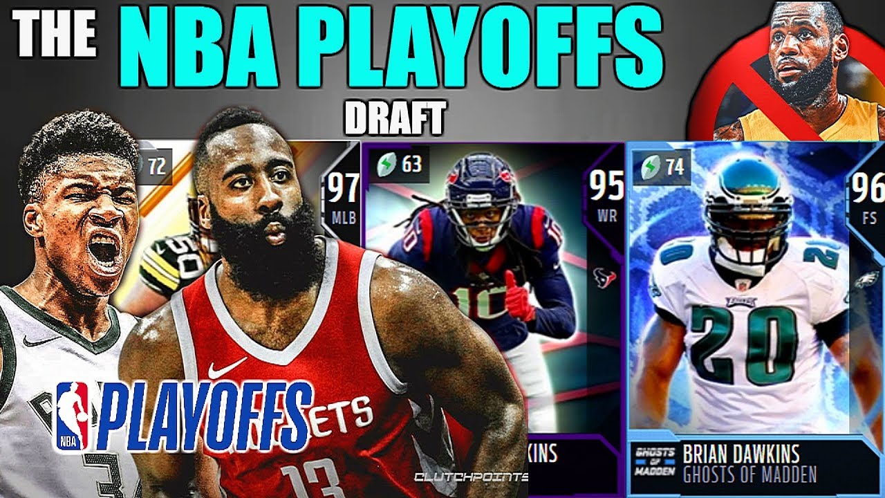 THE 2019 NBA PLAYOFFS DRAFT! Madden 19 Draft Champions Gameplay