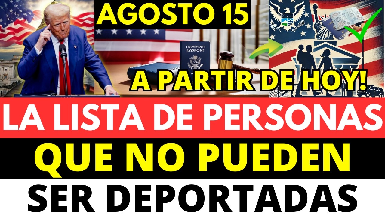 USCIS & TRUMP LA LISTA DE PERSONAS  QUE NO PUEDEN SER DEPORTADAS / Howard Melgar