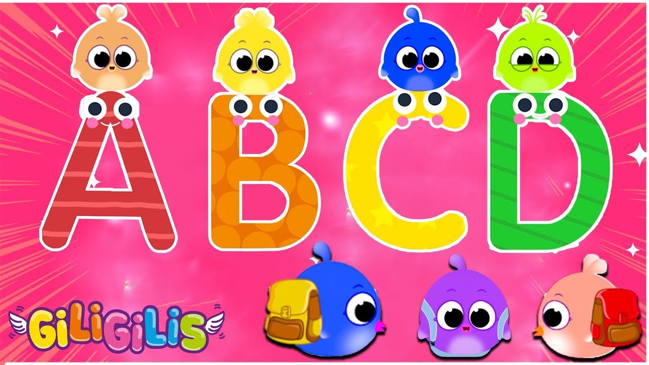 Phonics ABC Song | Sing & Learn Alphabets with Cute Giligilis Friends | Kids Songs 🎶