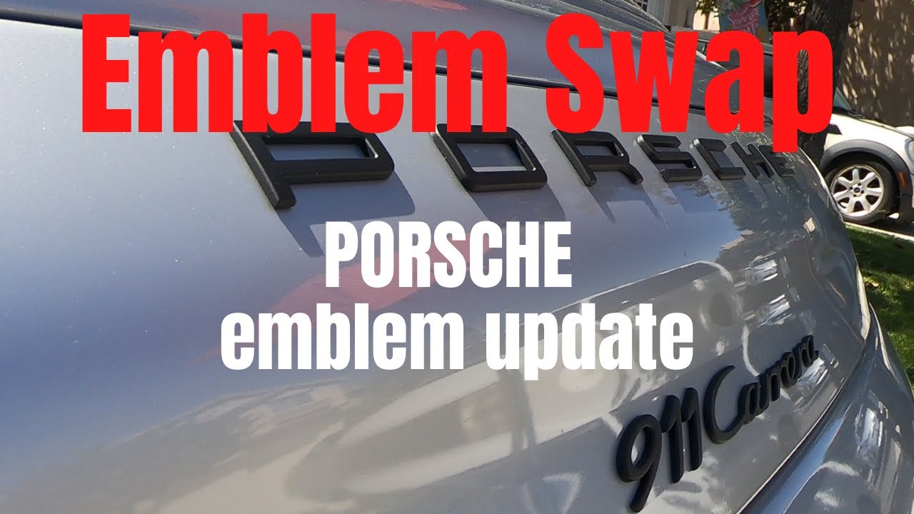 Car Badge Delete: updating '99 PORSCHE with new car badges