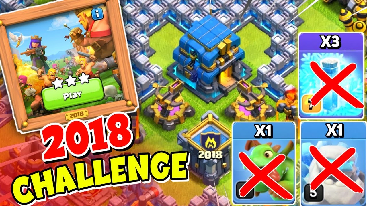 10 Years Of Clash Challenge | 2018 Coc Challenge - coc new event attack