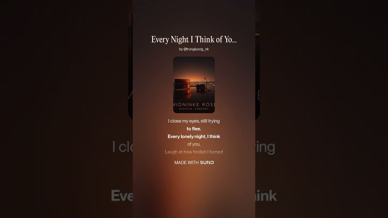Every Night I Think of You
