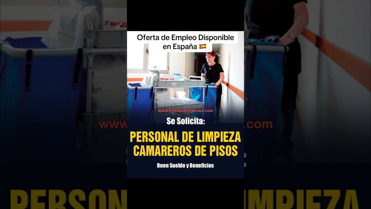 Personal de Limpieza / Camareros de Pisos 