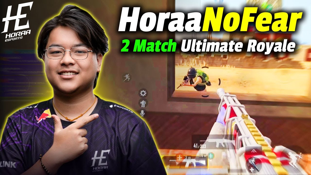 PUBG Mobile Nepal : Horaa.NoFear 2 Match Ultimate Royale Highlight Ep.500 @nofearpubg3911