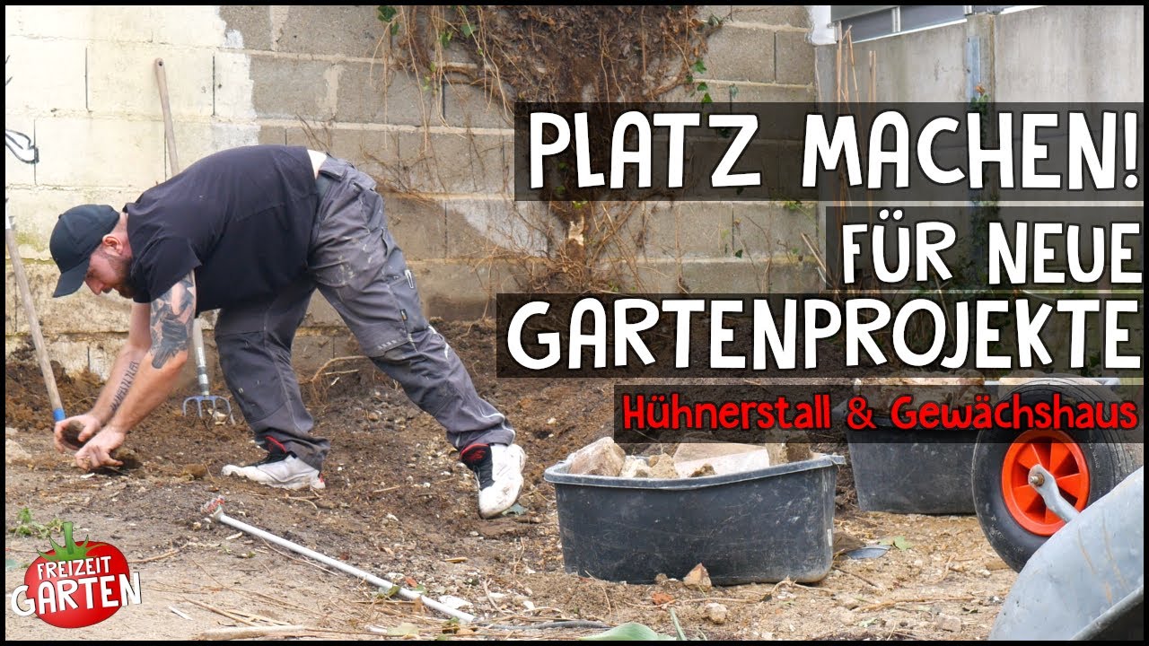 Platz machen für neue Projekte! | Hühnerstall & Gewächshaus umgestalten | Freizeit Garten
